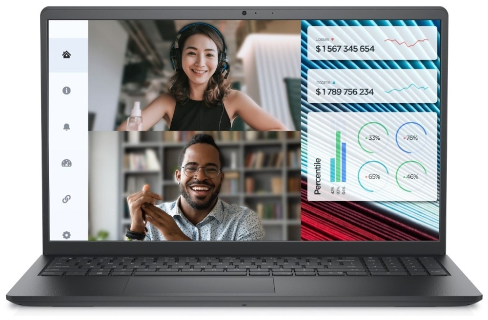 Ноутбук DELL VOSTRO 3520 210-BECX-20 черный