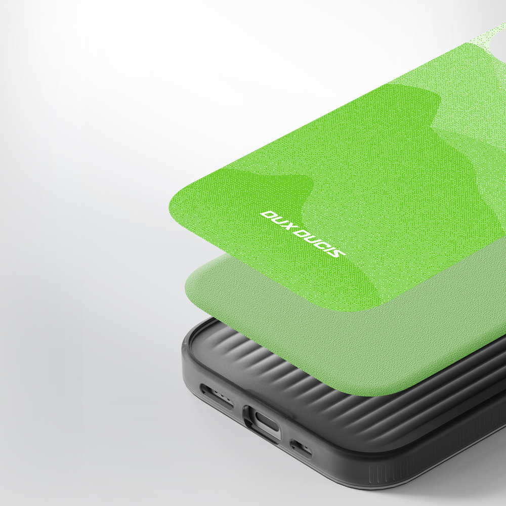 Чехол с MagSafe зеленого цвета от Dux Ducis для iPhone 17, серия Moro Series Magnetic Case