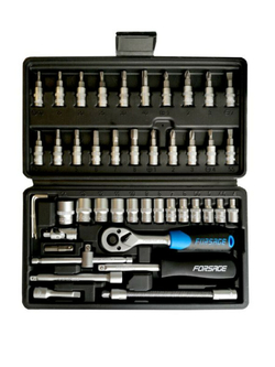 Набор инструмента 46пр. 1/4''(6-гран.)(4-14мм) Forsage F-2462-5