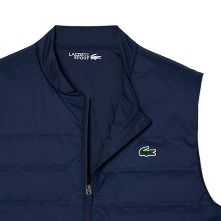 Теннисная жилетка Lacoste Golf Quilted Vest - navy blue