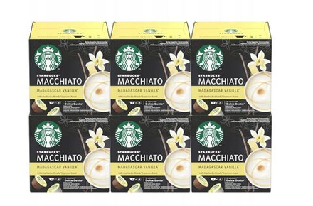 Кофе в Капсулах STARBUCKS Dolce Gusto Kawa Wanilia Macchiato 72 капсулы