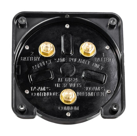 Выключатель массы "OFF-1-BOTH-2" (2 АКБ), 175А, черный