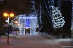 Светодиодная конструкция «Ель склонившаяся»
