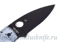 Нож Spyderco SHAMAN Denim Micarta REX76 Exclusiveфотография - 6