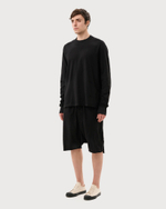 RICK OWENS DRKSHDW ШОРТЫ ЧЕРНЫЕ LIDO DRAWSTRING PODS