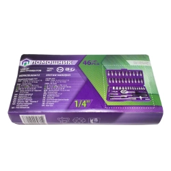 Набор инструментов 46пр. 1/4''(6гр.) Помощник 2462-5