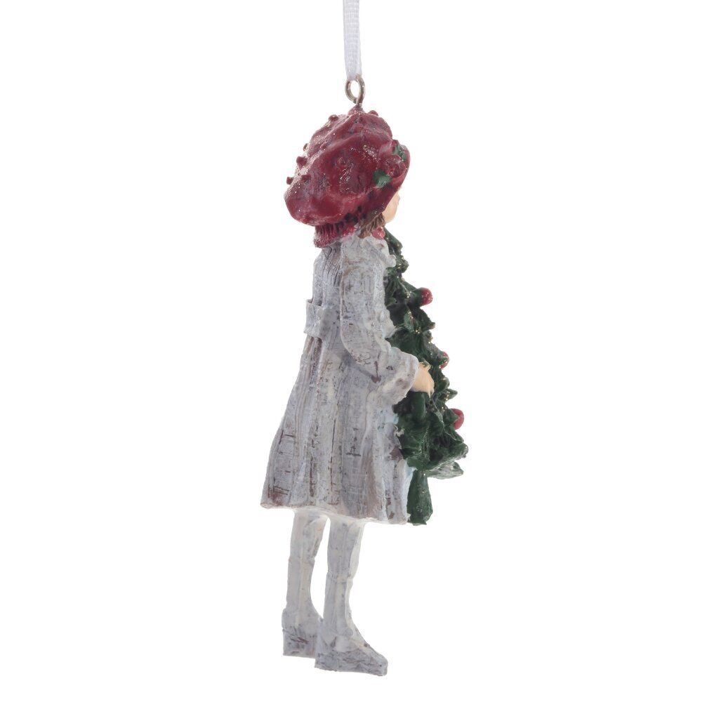 GAEM Изделие декоративное подвесное "Девочка/Мальчик", L6 W4 H11,5 см, 6в.