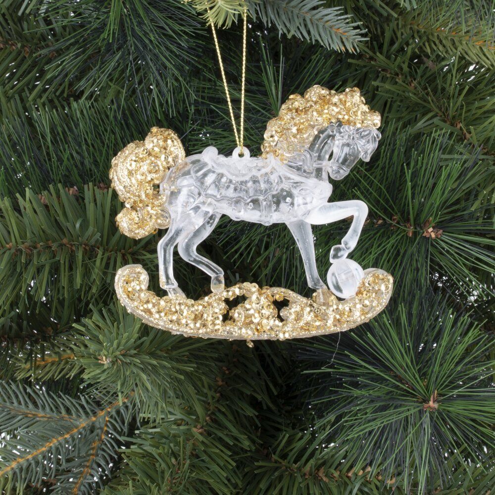 GAEM Украшение новогоднее "Лошадка", L11 W2 H10 см