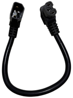 Провод кабель удлинитель 30 см С13 папа-мама для электровелосипеда