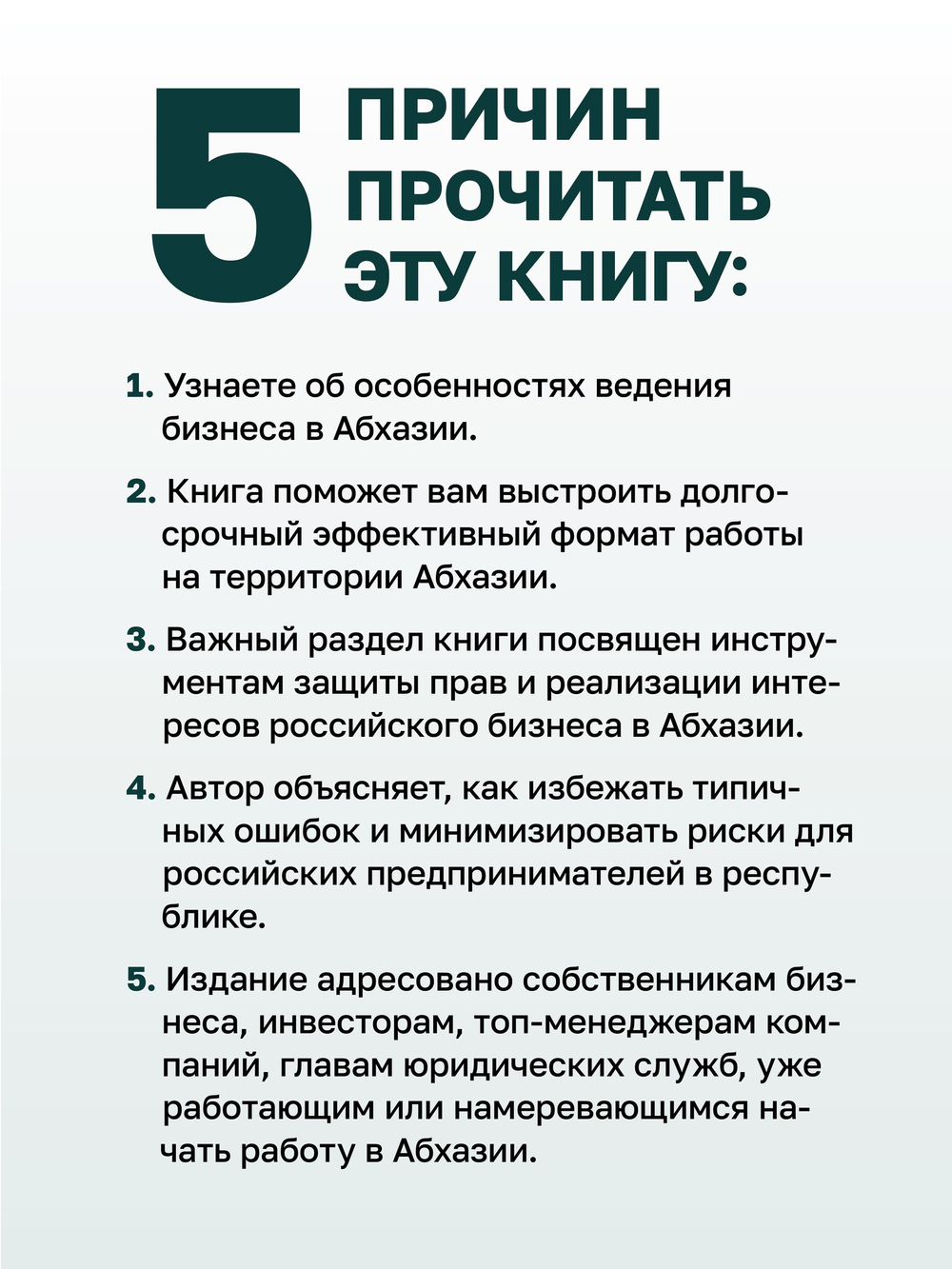 Абхазия: взгляд со стороны. Государство, бизнес и право