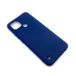 Накладка Realme C21 силикон матовый Dark Blue Zibelino