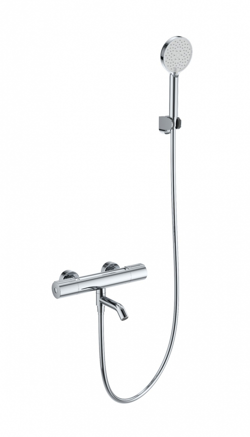 Смеситель для ванны с душем и термостатом WONZON & WOGHAND INN 2, Хром (WW-A2006-A1-CR)