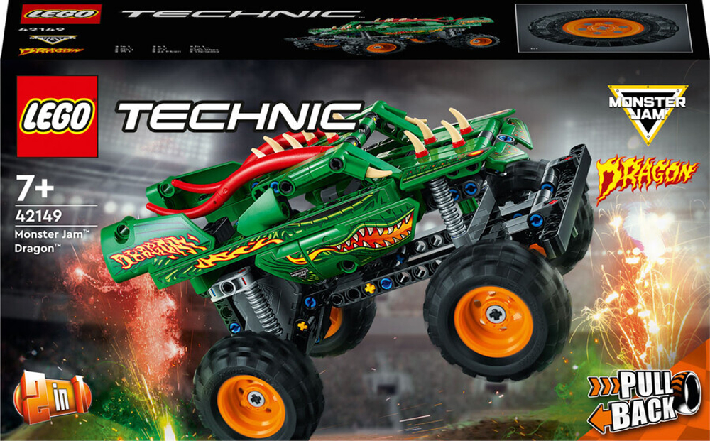Конструктор LEGO Technic 42149 Монстер Джем Дракон