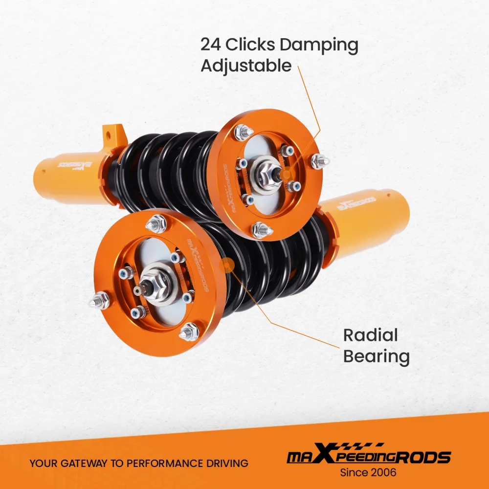 24 Step Damper Adjustable Coilovers подходит для автомобиля BMW 3-Series 325i 328i 335i E92 E93 RWD