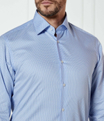 Рубашка H-JOE-kent-C1-214 BOSS BLACK - голубой(50533970)