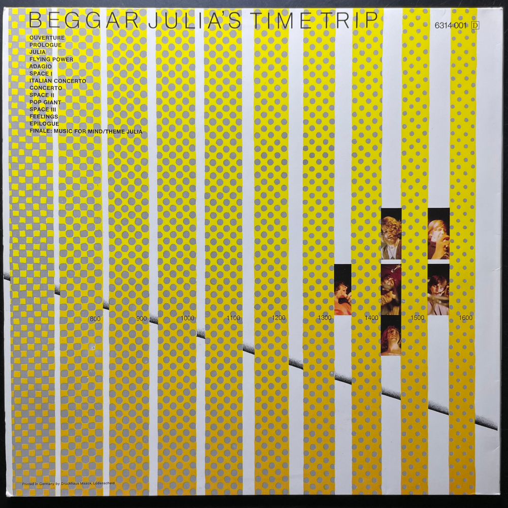 Ekseption ‎– Beggar Julia's Time Trip (Германия 1970г.)