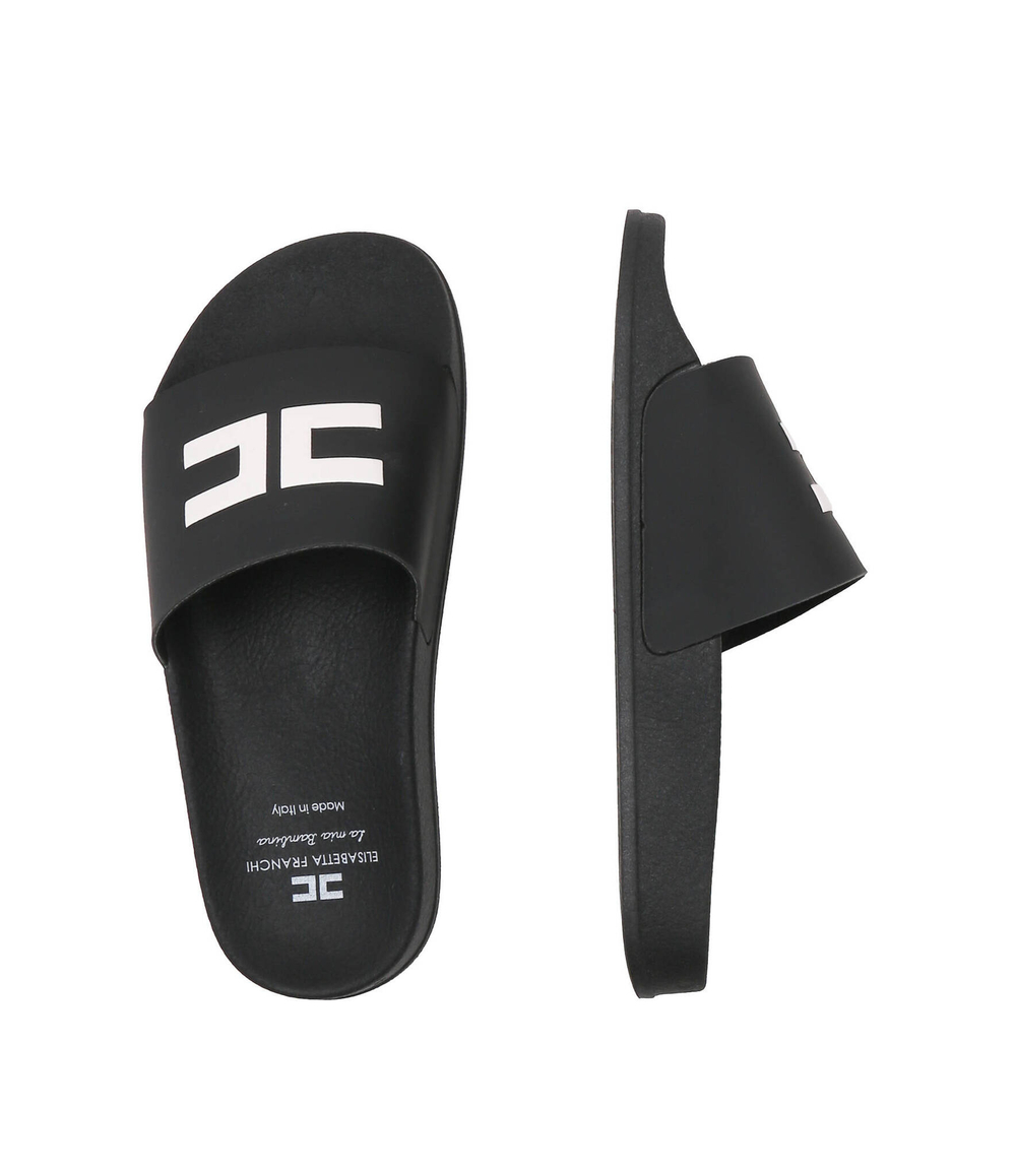 Шлепанцы Elisabetta Franchi - черный(F3A0 E0074 1745999)