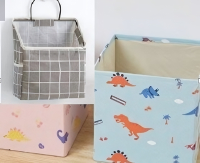 Карман настенный подвесной «ФРАТТИ БУМ», принт динозаврики, 33*23*11см (лейбл Селфи)