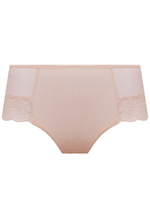 Трусики-бразилиана Estera из фактурной эластичной сетки (Размер: XXL) (Цвет: кофейный)