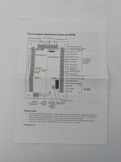 Модуль управления дверьми Honeywell C080-22 Galaxy DCM RUSSIAN,