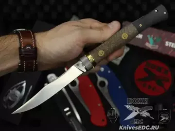 Складной нож Reptilian Кабальеро-02 сталь D2, рукоять G10 + микарта