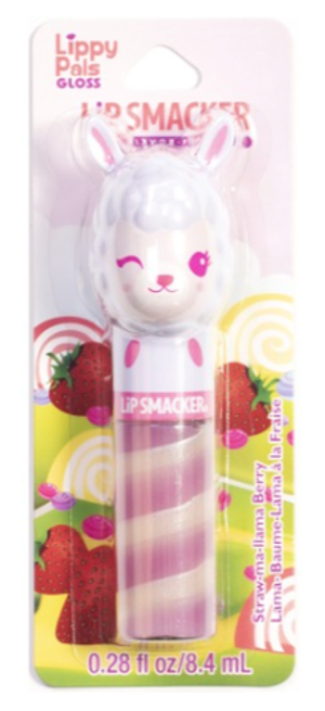 Lip Smacker Блеск для губ Lippy Pals Gloss Straw-ma-llama Berry с ароматом клубника 8.4 г