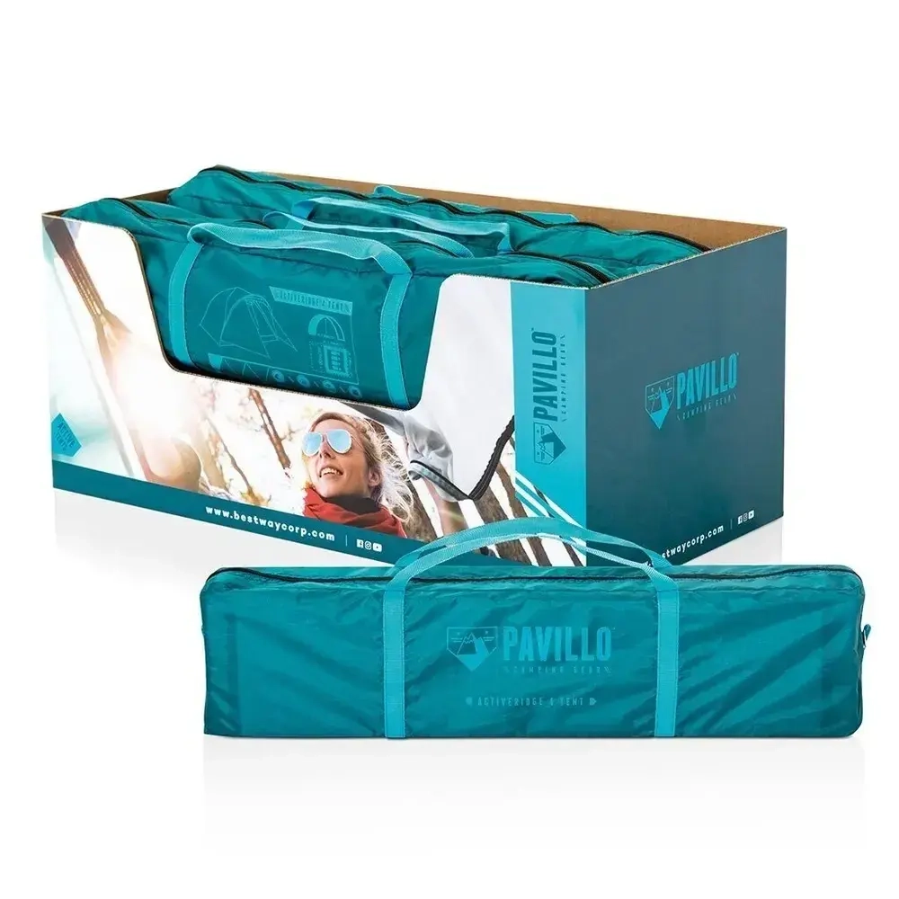 Палатка туристическая 4-местная 2-слойная Activeridge 4, 240*210*130 см Bestway (68091)