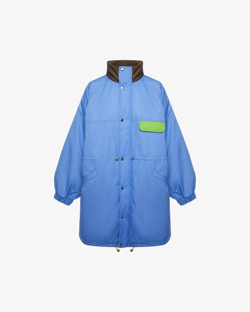 Парка Choompu оверсайз голубая