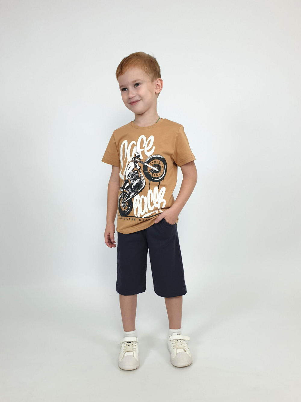 01-154-3 Комплект для мальчика (джемпер+шорты)