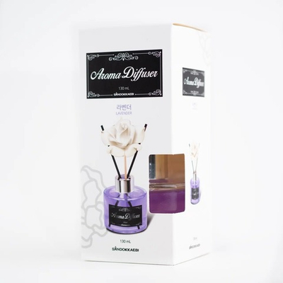 Жидкий аромадиффузор с декоративными аромапалочками SANDOKKAEBI Лаванда 130 мл