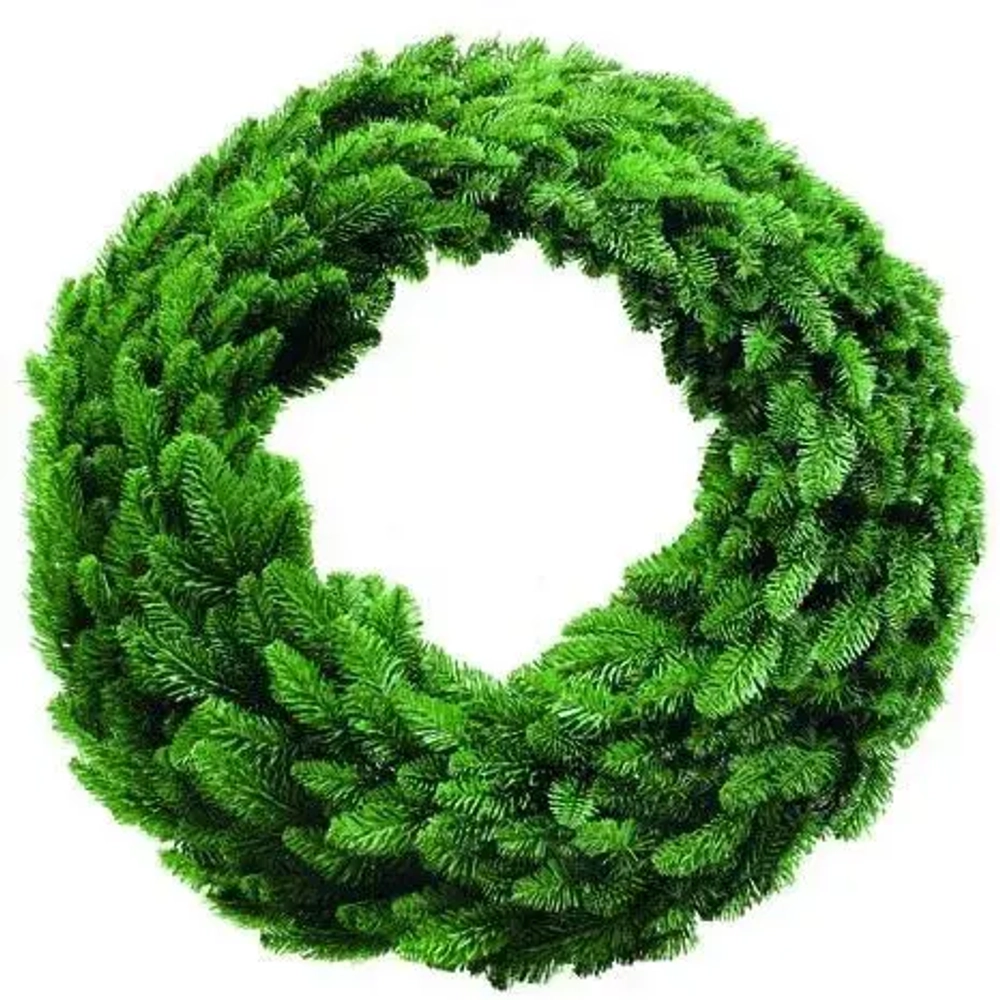 Венок хвойный Нормандия диаметр 90 см., темно-зеленый, Triumph Tree (73689)