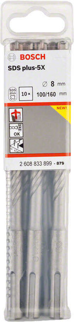 БУР ПО БЕТОНУ 10 SDS PLUS-5 X.8*100*160 2608833899