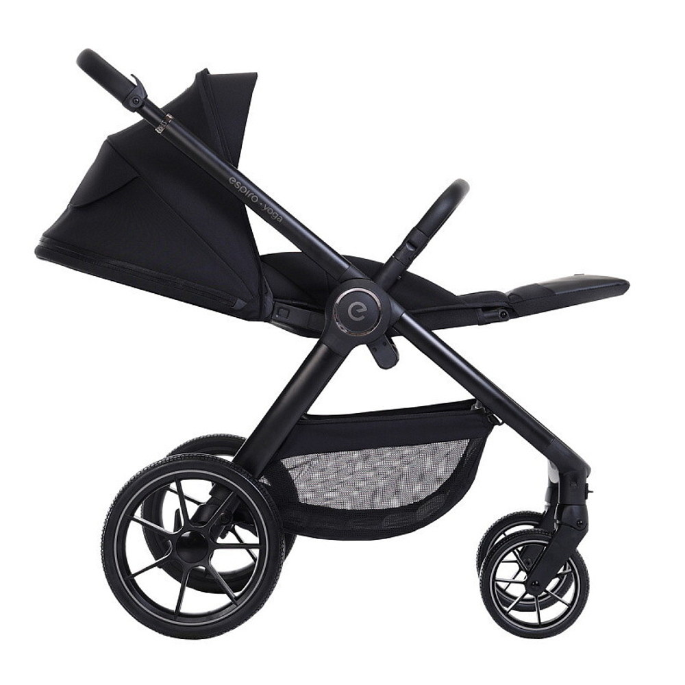 Детская коляска 3 в 1 Espiro Yoga 2025 и автокресло Pi Graphite 111 calm evening voice of nature / Графитовый (Graphite 117)