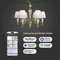 101014/6 / подвесной светильник / латунь Smart