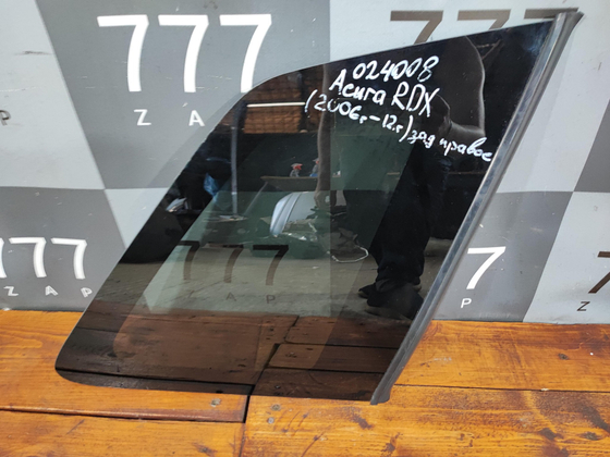 Стекло заднее правое Acura RDX 1 06-12 Б/У Оригинал 73500STKA00