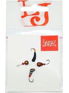 Мормышки свинцовые Lucky John MIX7 d 4-4,5мм 4шт