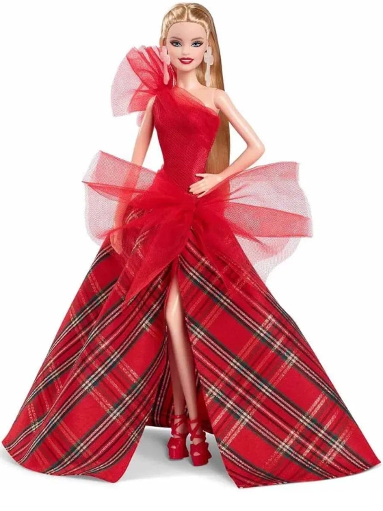 Кукла Барби коллекционная Лукс Looks 2024 Holiday HRM61