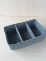 Органайзер для косметики плетеный