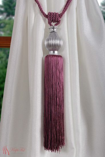 Подхваты-кисти для штор 2шт. тёмно-сиреневый