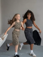 Костюм для девочки в сад топ и шорты