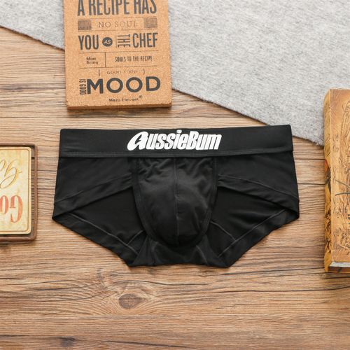 Трусы мужские брифы черные AussieBum