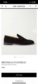Лоферы Brunello Cucinelli