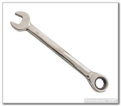 Ключ комб. с трещот. 10 мм БМ