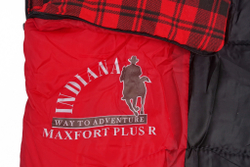 Спальный мешок одеяло с подголовн. INDIANA MAXFORT PLUS 195+35*90 (+12/-15) L-zip