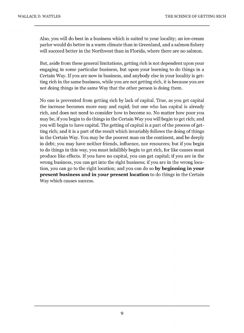 The Science of Getting Rich | Wallace D. Wattles