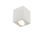 Накладной светодиодный светильник,  GU10,  L80xW80хH90мм,  IP20,  белый,  без лампы