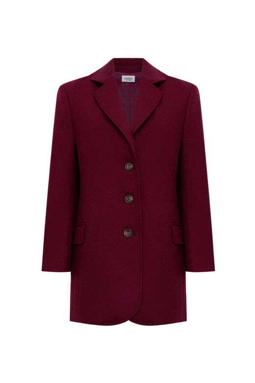 Жакет-пальто из шерсти