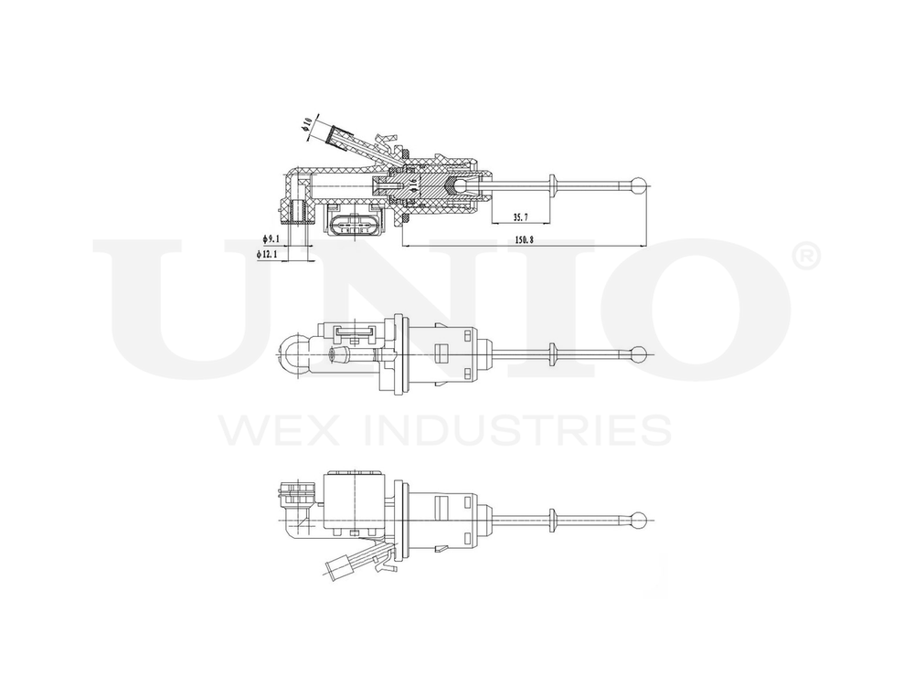 Цилиндр сцепления главный UNIO BRC-10015