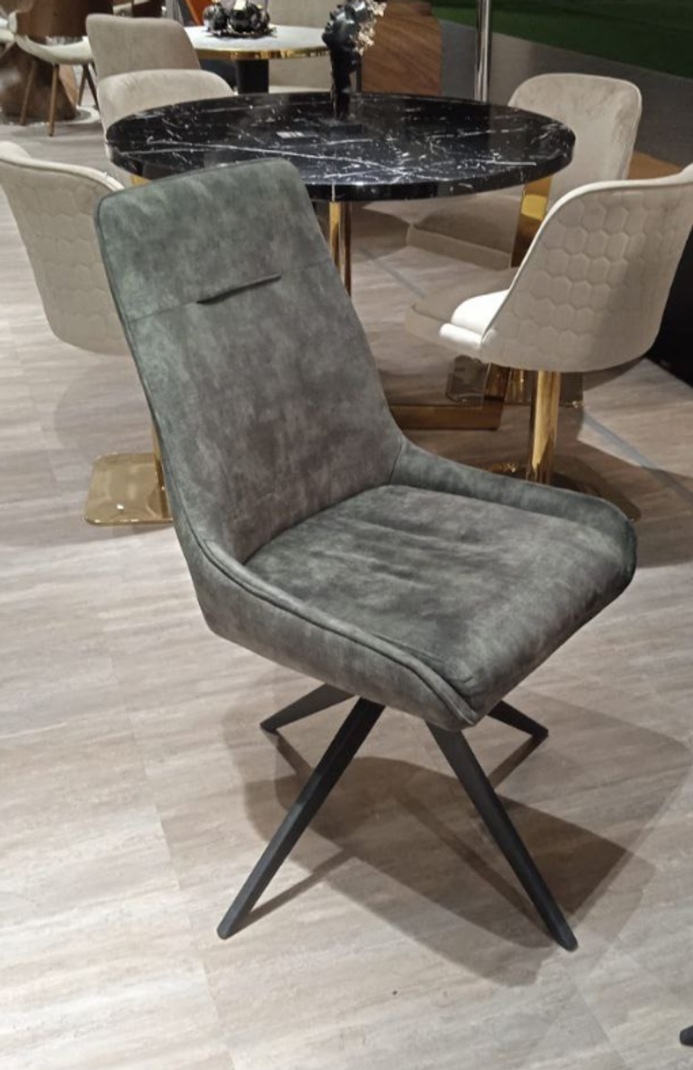 Стул DC-2211 темно зеленый ADORE17/черный