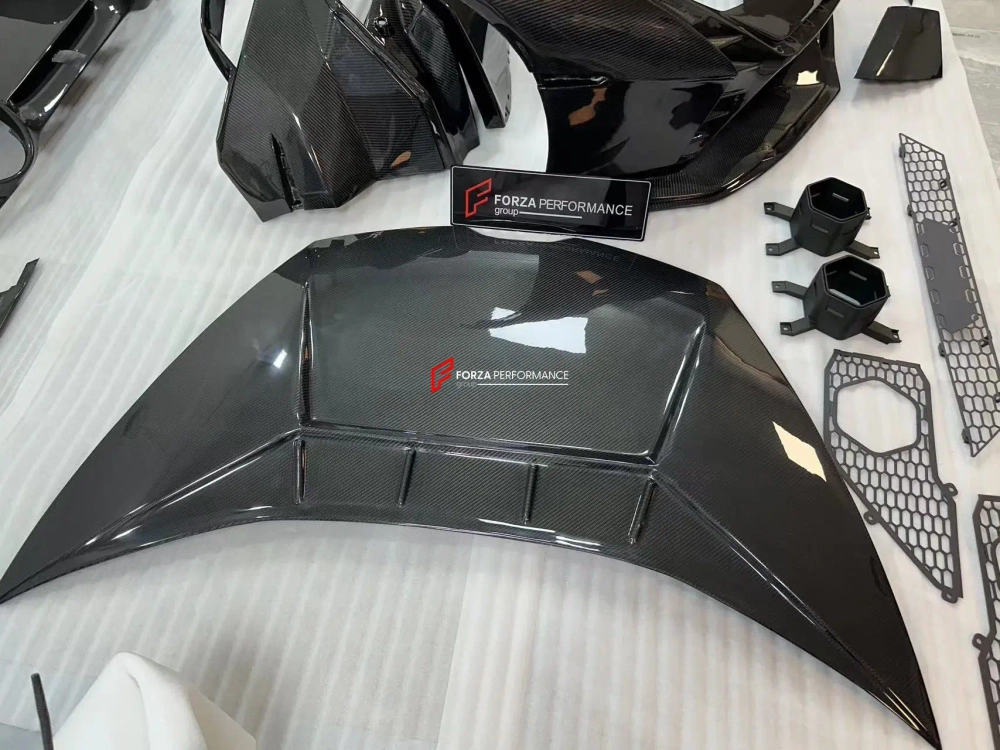 Широкий карбоновый обвес для Lamborghini Huracan LP610 LP580 Evo 2015-2022 Ламборгини Хуракан